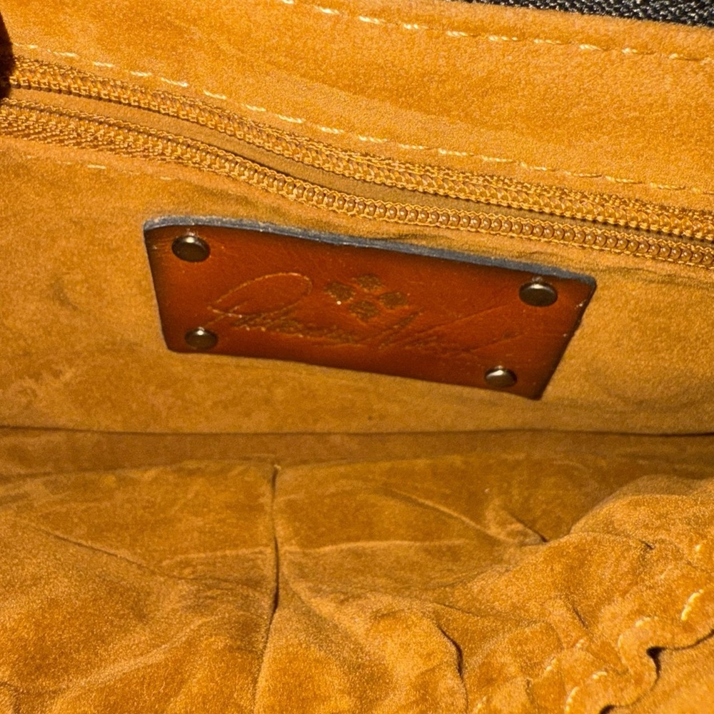 Patricia Nash Clutch Wristlet Black Leather - Picture 12 of 15